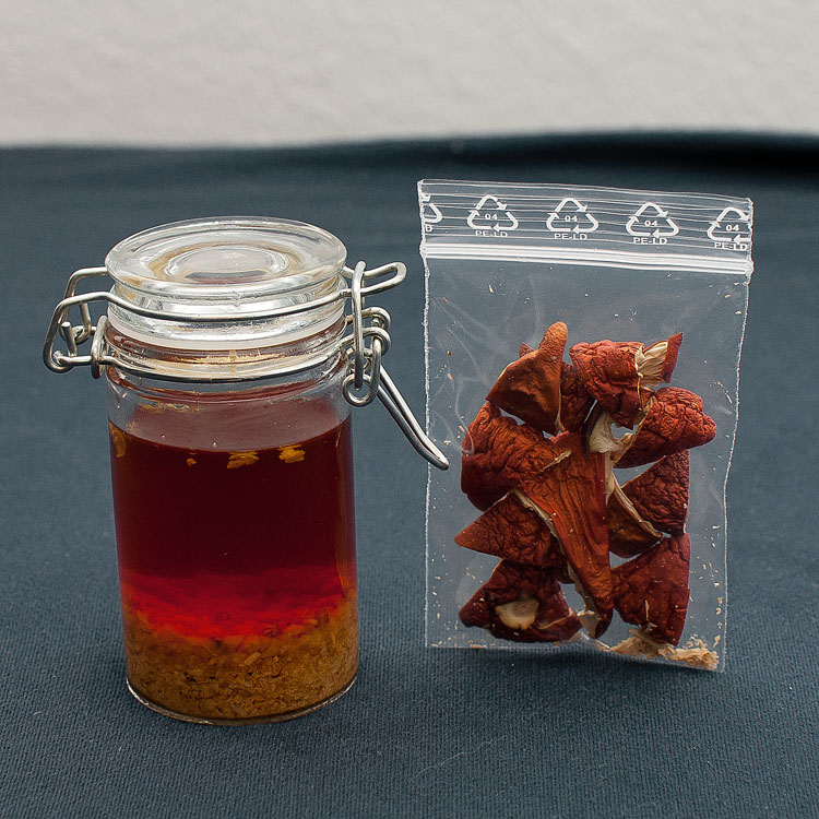 Amanita tea, blood of Jesus
