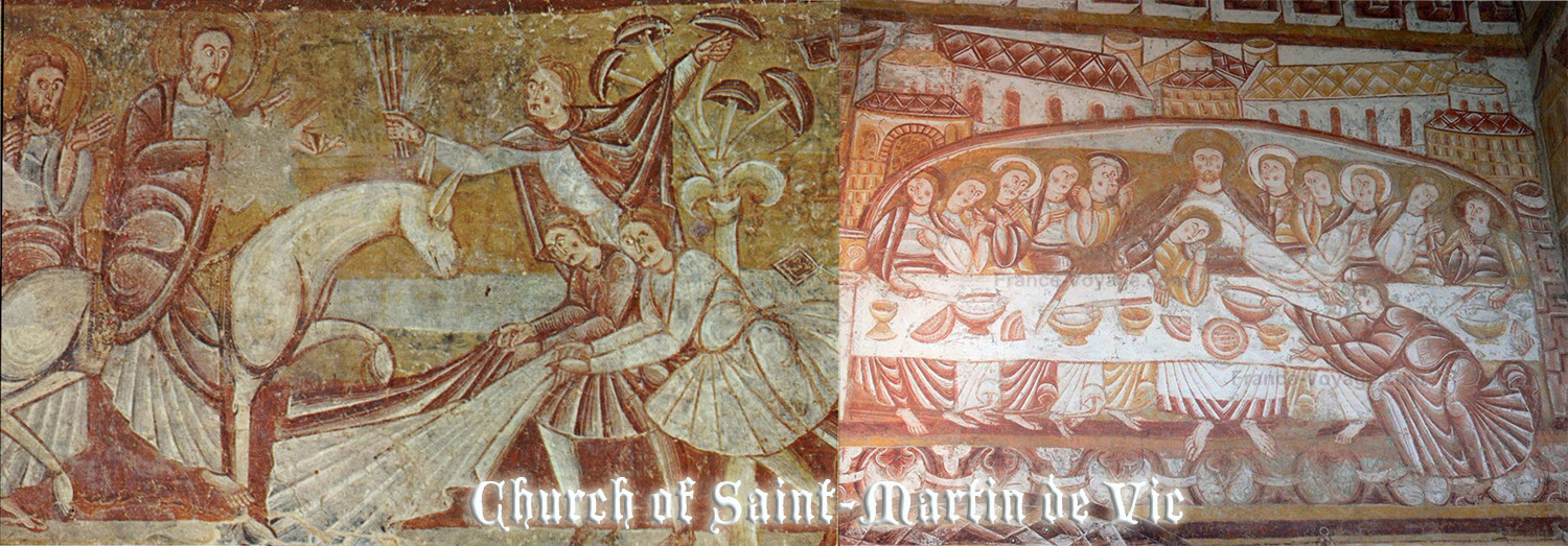 Christianity and magic mushrooms, Saint Martin de Vic Church, France